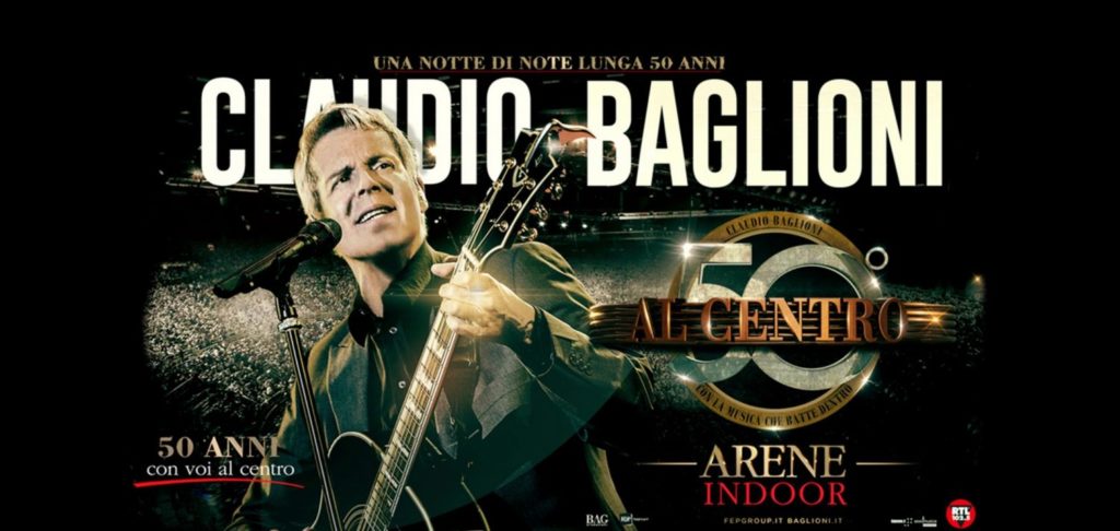 Malore per Claudio Baglioni: concerto annullato.