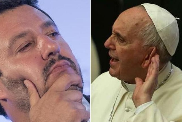 Papa Francesco rifiuta l'incontro con Matteo Salvini