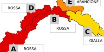 Fanmagazine - Genova Allerta meteo rossa il 23 novembre per 24 ore