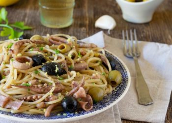 ricetta linguine calamari